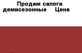 Продам сапоги демисезонные  › Цена ­ 1 000 - Красноярский край, Красноярск г. Одежда, обувь и аксессуары » Женская одежда и обувь   . Красноярский край,Красноярск г.